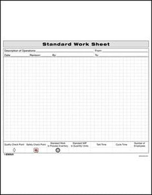 Standard Work Sheet