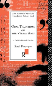 Oral Traditions and the Verbal Arts 