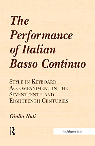 The Performance of Italian Basso Continuo