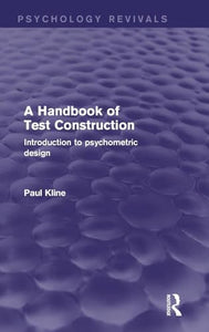 A Handbook of Test Construction 