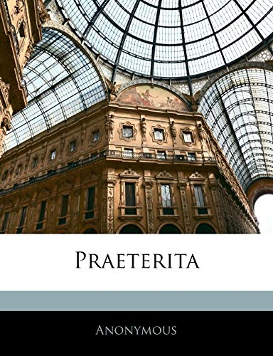 Praeterita cover