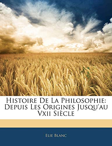 Histoire De La Philosophie