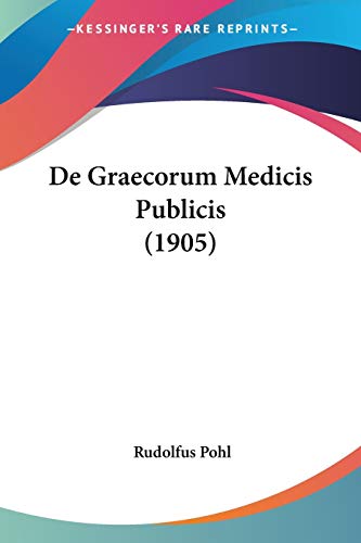 De Graecorum Medicis Publicis (1905) cover