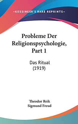 Probleme Der Religionspsychologie, Part 1 cover