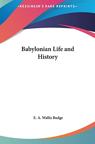 Babylonian Life and History cover