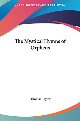 The Mystical Hymns of Orpheus cover