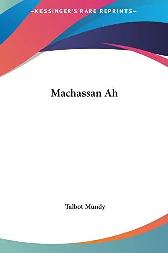 Machassan Ah cover