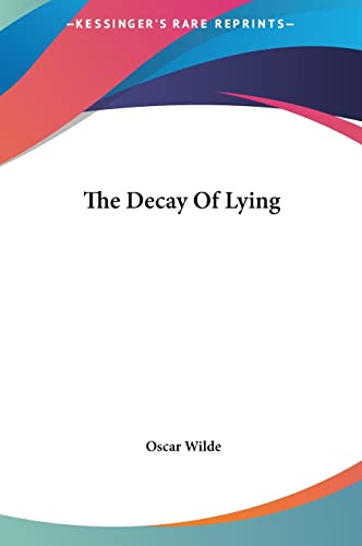 The Decay Of Lying cover