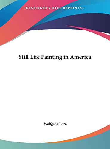 Still Life Painting in America cover