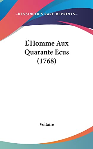 L'Homme Aux Quarante Ecus (1768) cover
