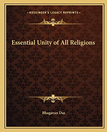 Essential Unity of All Religions cover