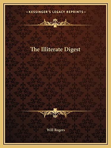 The Illiterate Digest cover