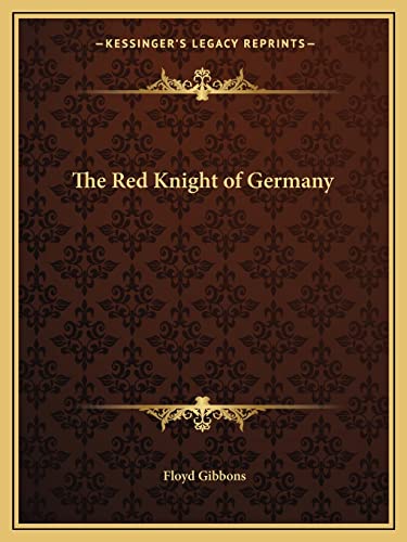 The Red Knight of Germany cover