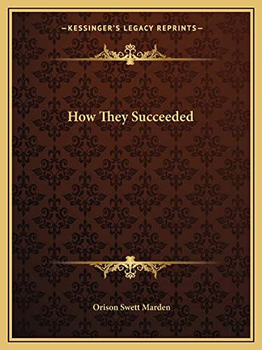 How They Succeeded cover