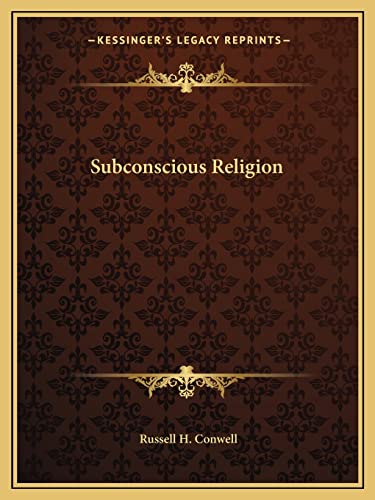 Subconscious Religion cover