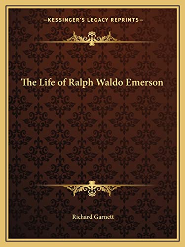 The Life of Ralph Waldo Emerson cover