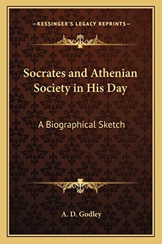 Socrates and Athenian Society in His Day cover