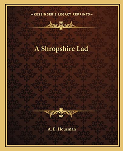 A Shropshire Lad cover