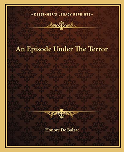 An Episode Under The Terror cover
