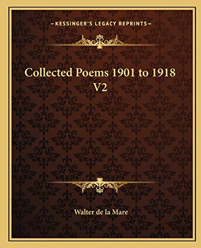 Collected Poems 1901 to 1918 V2 cover