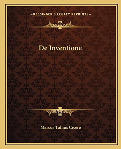 De Inventione cover