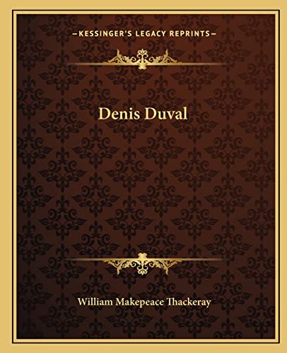 Denis Duval cover