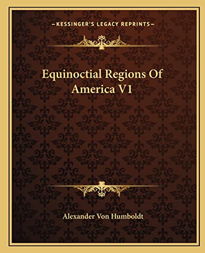 Equinoctial Regions Of America V1 cover