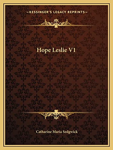 Hope Leslie V1 cover