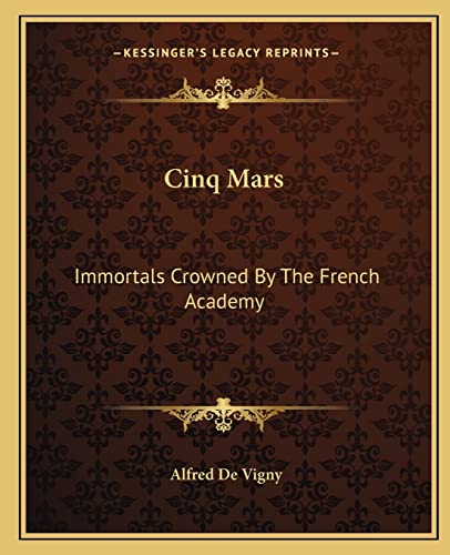 Cinq Mars cover
