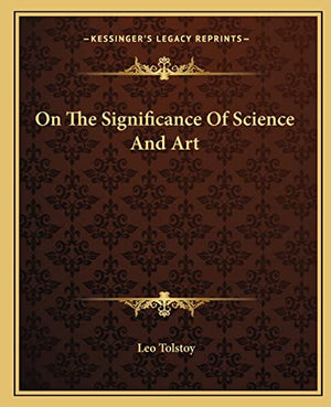 On The Significance Of Science And Art