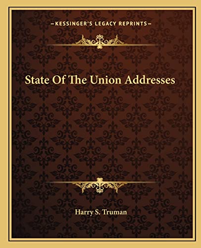 State Of The Union Addresses cover