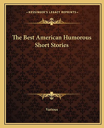 The Best American Humorous Short Stories cover