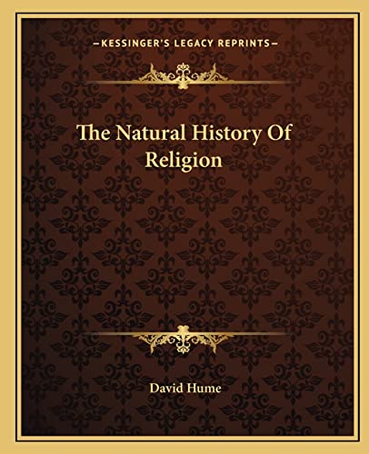 The Natural History Of Religion cover