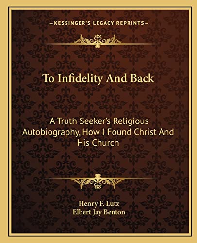 To Infidelity And Back