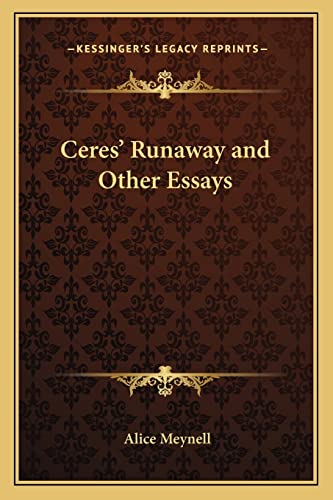 Ceres' Runaway and Other Essays cover