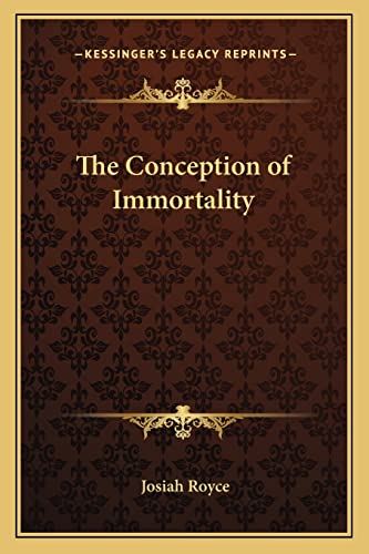 The Conception of Immortality cover