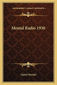 Mental Radio 1930 