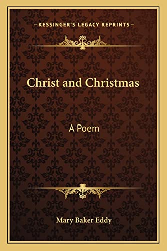 Christ and Christmas cover