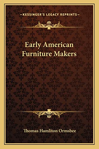 Early American Furniture Makers cover