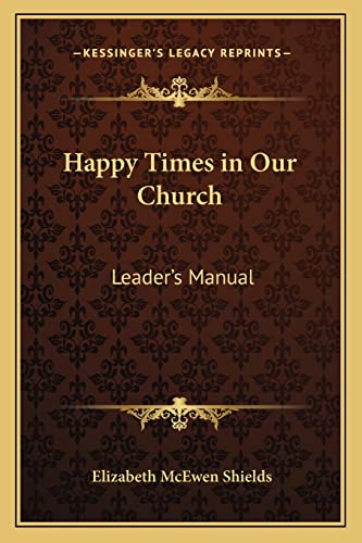 Happy Times in Our Church cover