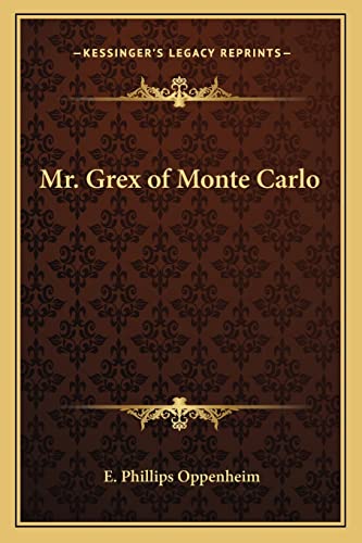 Mr. Grex of Monte Carlo cover