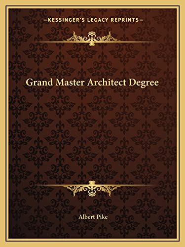 Grand Master Architect Degree cover