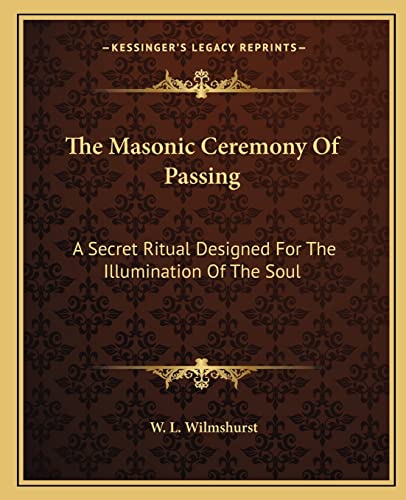 The Masonic Ceremony Of Passing cover