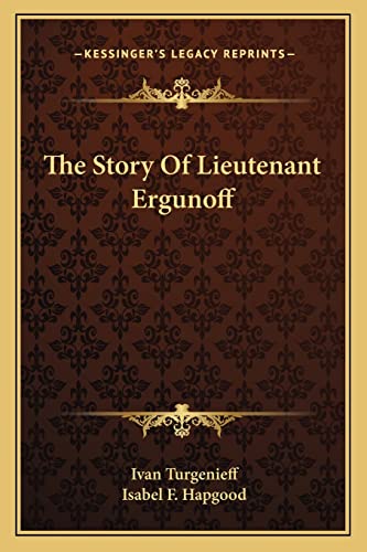 The Story Of Lieutenant Ergunoff cover