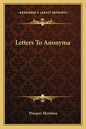 Letters To Anonyma