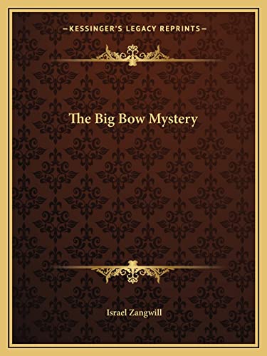 The Big Bow Mystery cover