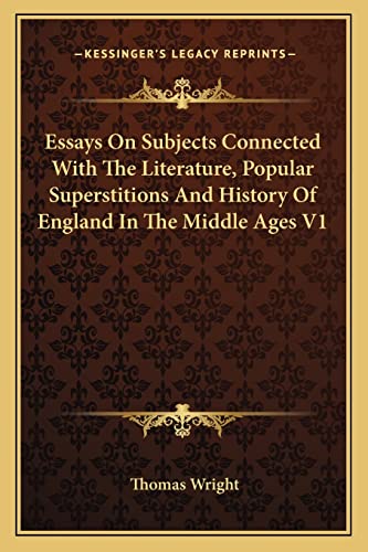 Essays On Subjects Connected With The Literature, Popular Superstition cover