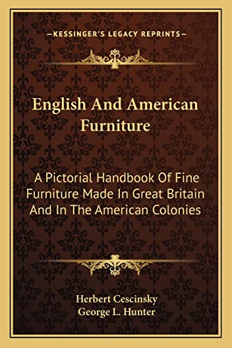 English And American Furniture cover