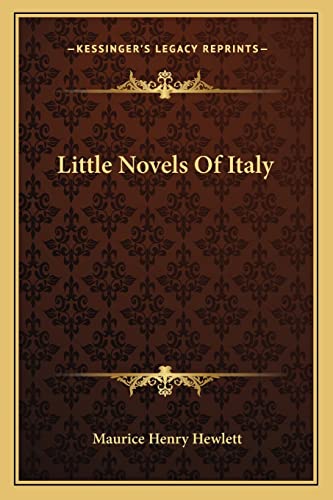 Little Novels Of Italy cover