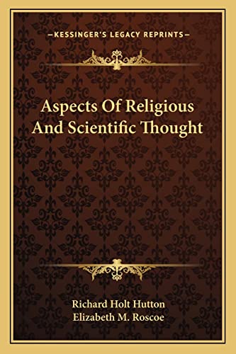 Aspects Of Religious And Scientific Thought cover